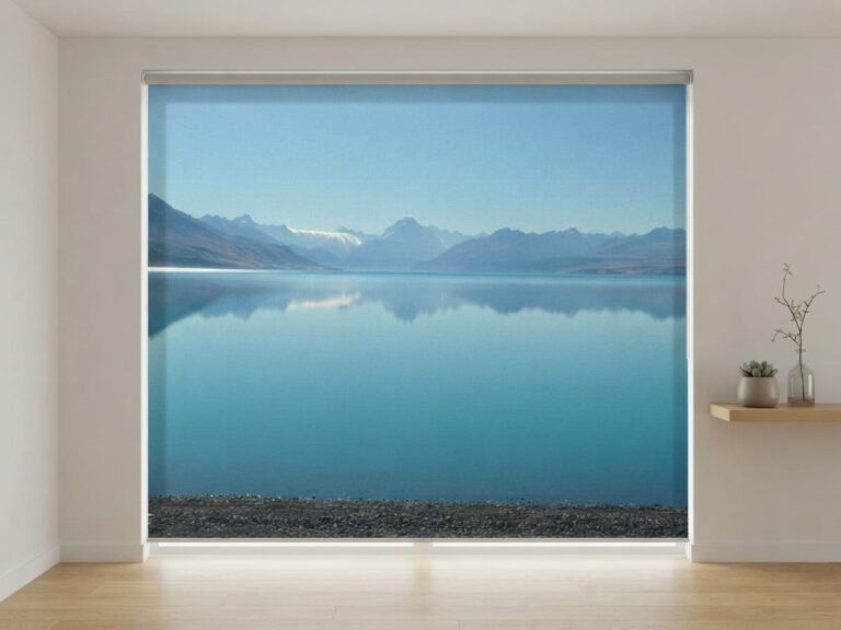 Printed roller blind tekapo nz