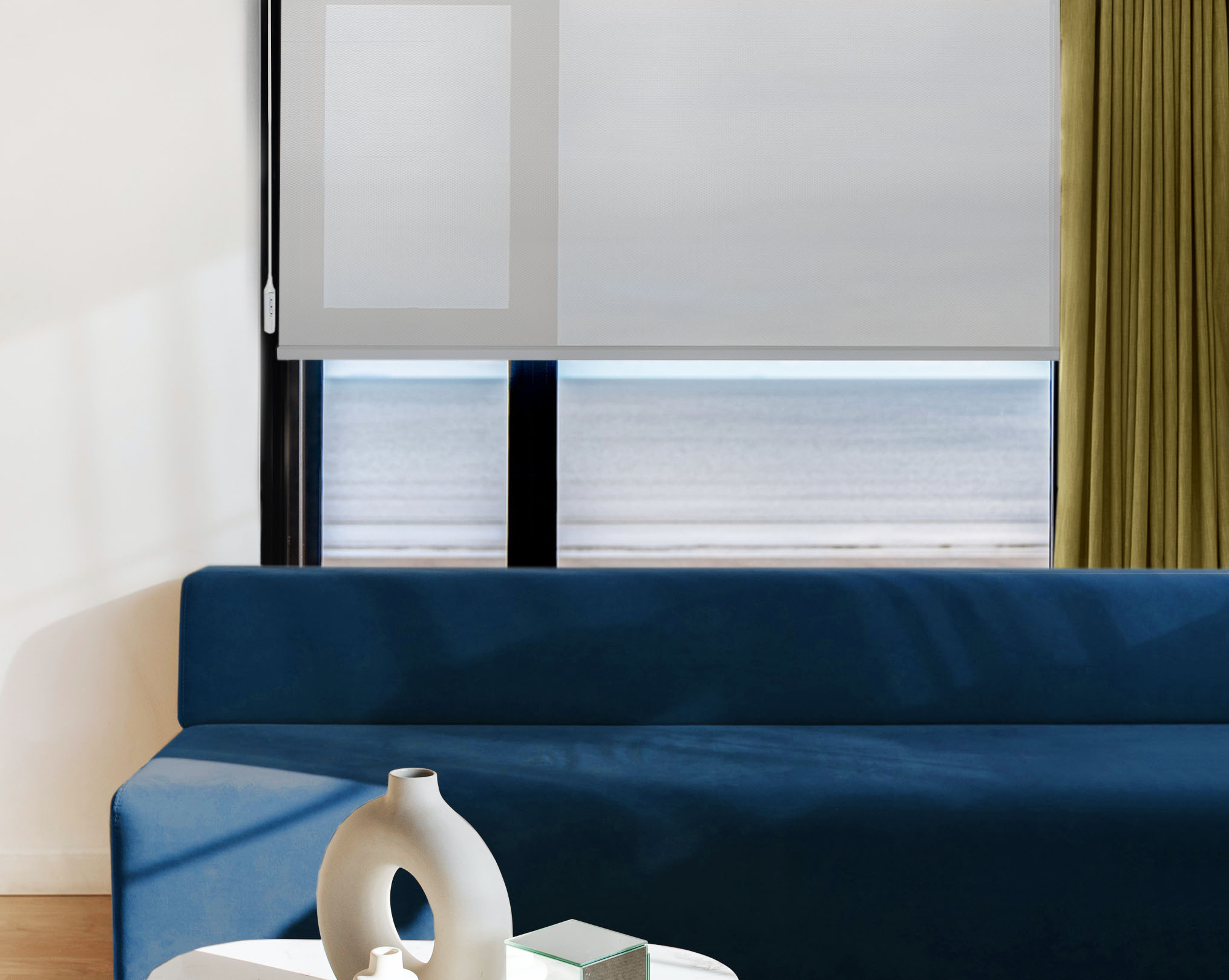 Flow 5% sunscreen roller blind (import)