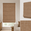 Warm Mocha roman blinds
