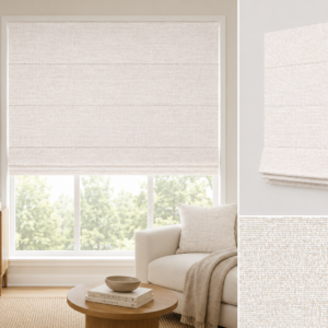 Snow (white) Roman Blinds