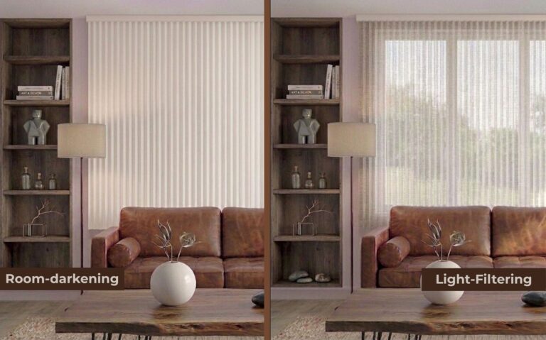 Vertical Blinds Cotton Cloud nz